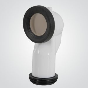 codo de conexión taza-piso 25 cm