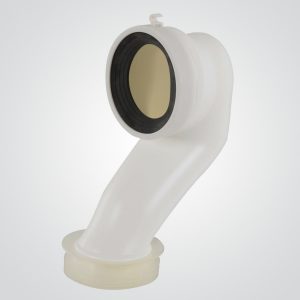 Codo de conexión taza-piso a 30,5 cm